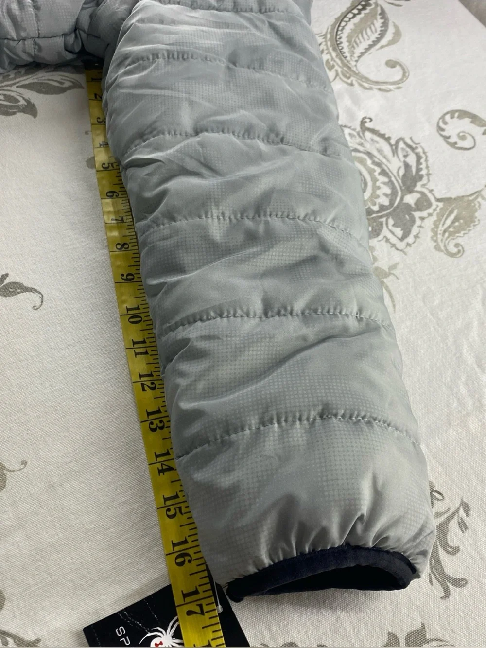 NWT Spyder Youth Puffer coat Full Zip Lined fleece L14/16